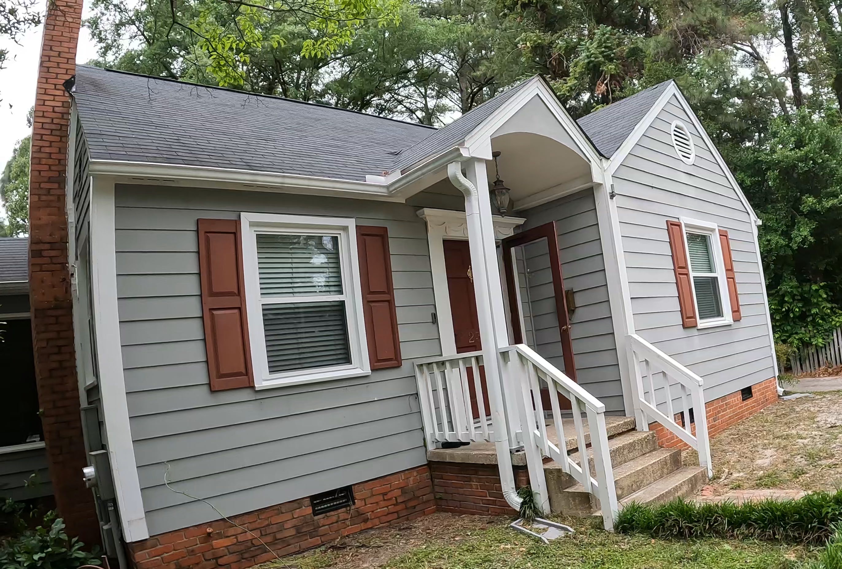 House Wash in the Haymount Area of Fayetteville, NC